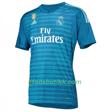 Fotballdrakt Real Madrid Keeper Bortetrøye 2018-2019 Kortermet